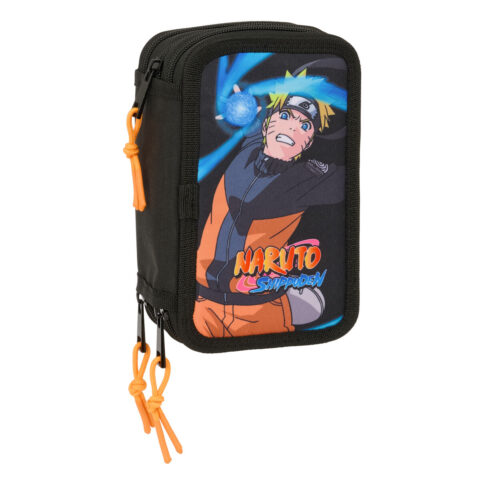 Τριπλή Κσετίνα Naruto Μαύρο 12,5 x 19,5 x 5,5 cm 37 Τεμάχια