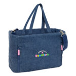 Τσάντα Benetton Denim Μπλε 40 x 31 x 17 cm