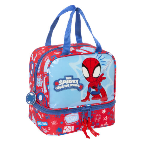 Τσάντα Γεύματος Spider-Man Rescue Μπλε Κόκκινο 20 x 20 x 15 cm