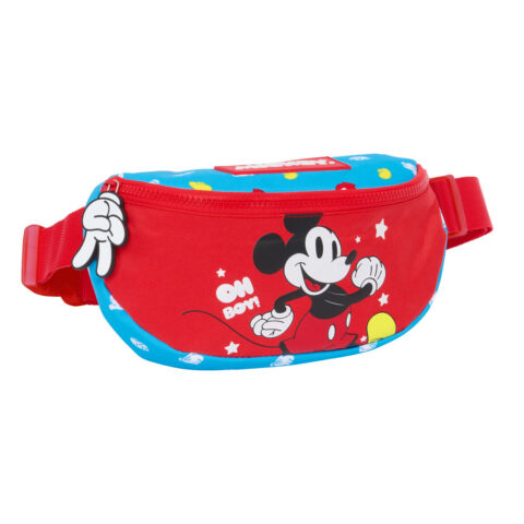 Τσάντα Mέσης Mickey Mouse Clubhouse Fantastic Μπλε Κόκκινο 23 x 14 x 9 cm