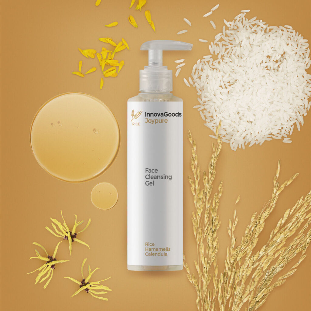 Τζελ Καθαριστικό Προσώπου Rice Joypure InnovaGoods 200 ml