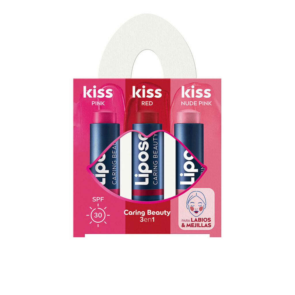 Βάλσαμο για τα Χείλη Liposan KISS KISS KISS 3 Τεμάχια