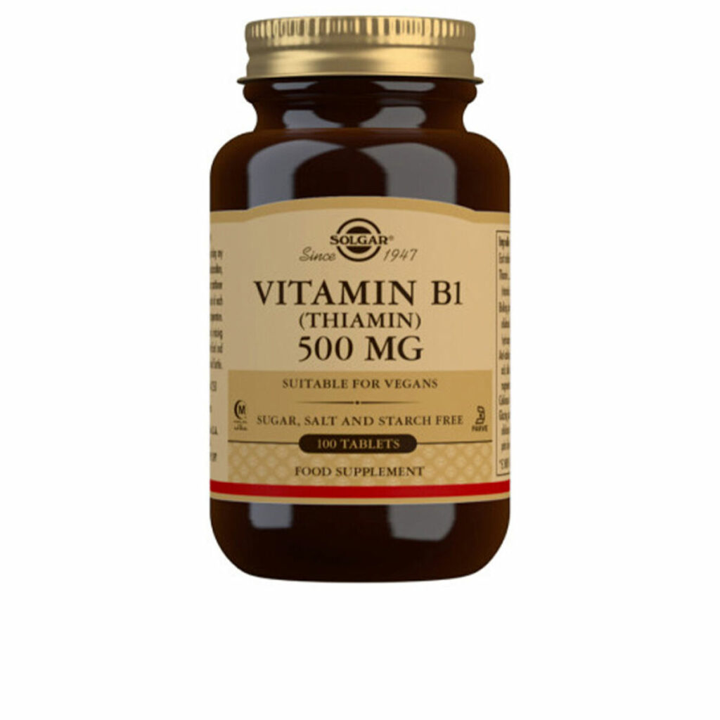 Βιταμίνη B1 (θειαμίνη) Solgar 500 mg (100 Ταμπλέτες)