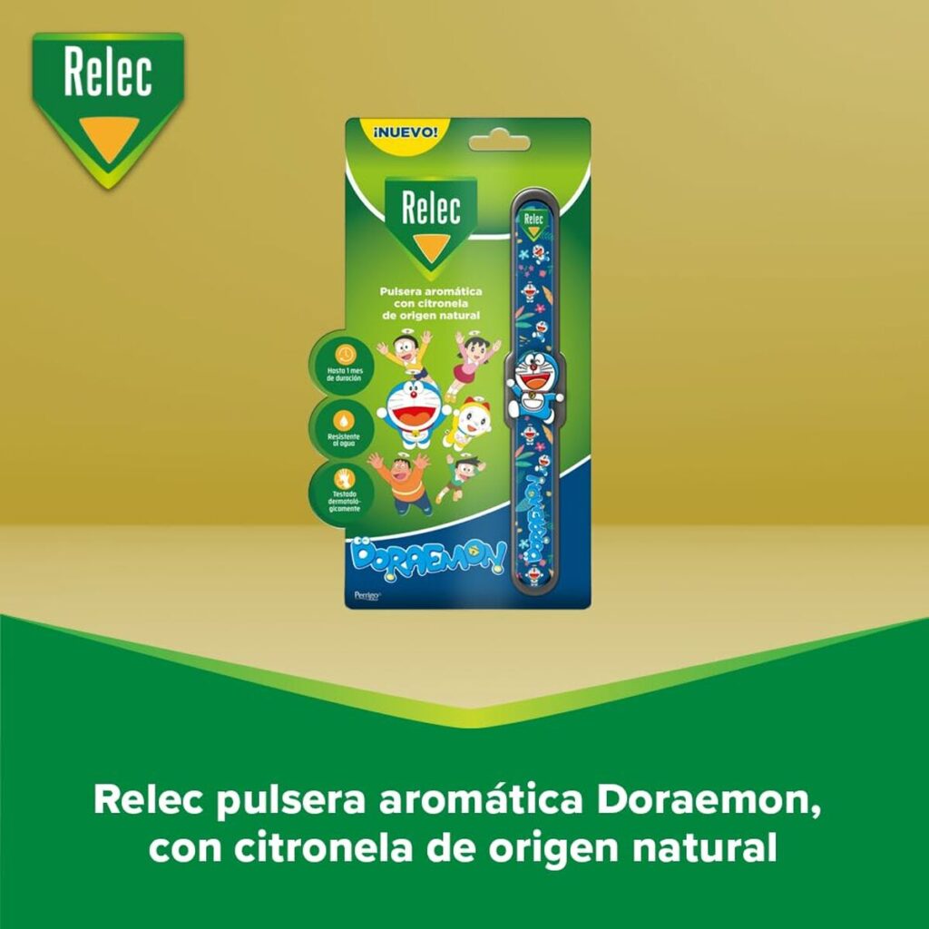Βραχιόλι αντι Κουνουπιών Citronella Relec Doraemon