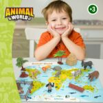 ζωικές φιγούρες Colorbaby 19 Τεμάχια Ζούγκλα Πλαστική ύλη 14 x 6 x 5 cm (x6)