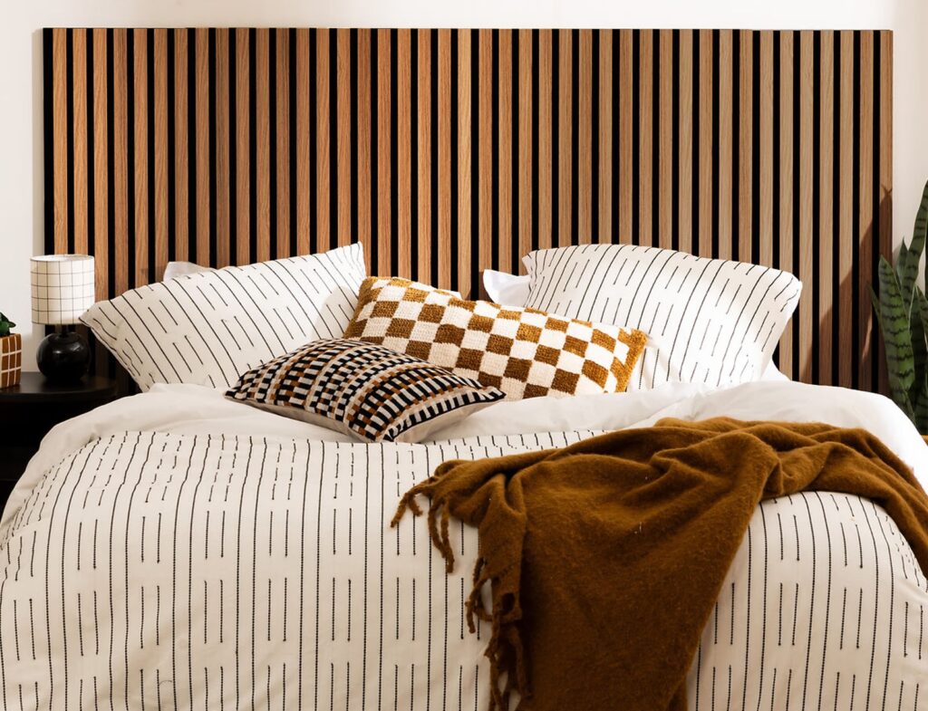 3D Πάνελ Τοίχου Colva Atmosphera - 120X60Cm - Dark Wood