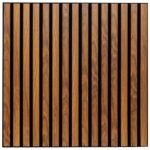 3D Πάνελ Τοίχου Colva Atmosphera - 120X60Cm - Dark Wood