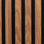 3D Πάνελ Τοίχου Colva Atmosphera - 120X60Cm - Dark Wood