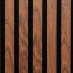 3D Πάνελ Τοίχου Colva Atmosphera - 60X60Cm - Dark Wood