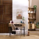 3D Πάνελ Τοίχου Colva Atmosphera - 60X60Cm - Dark Wood