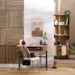3D Πάνελ Τοίχου Colva Atmosphera - 60X60Cm - Light Wood