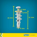άγκυρες και βίδες Rapid M13 x 31 mm x10