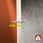 άγκυρες και βίδες Rapid Ø 11 x 65 mm M5 x 74 mm Μέταλλο Επέκταση x10