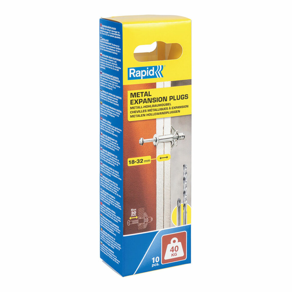 άγκυρες και βίδες Rapid Ø 11 x 65 mm M5 x 74 mm Μέταλλο Επέκταση x10