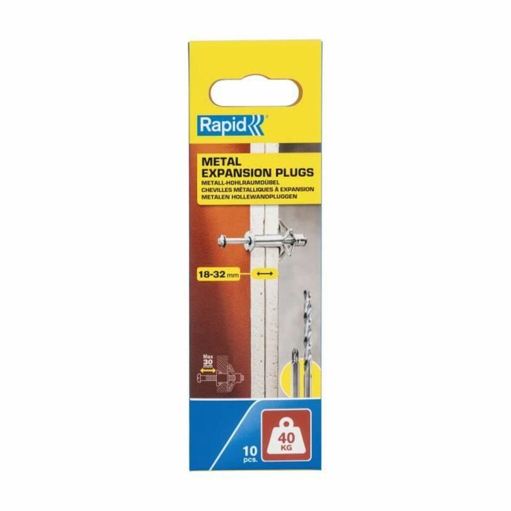 άγκυρες και βίδες Rapid Ø 11 x 65 mm M5 x 74 mm Μέταλλο Επέκταση x10