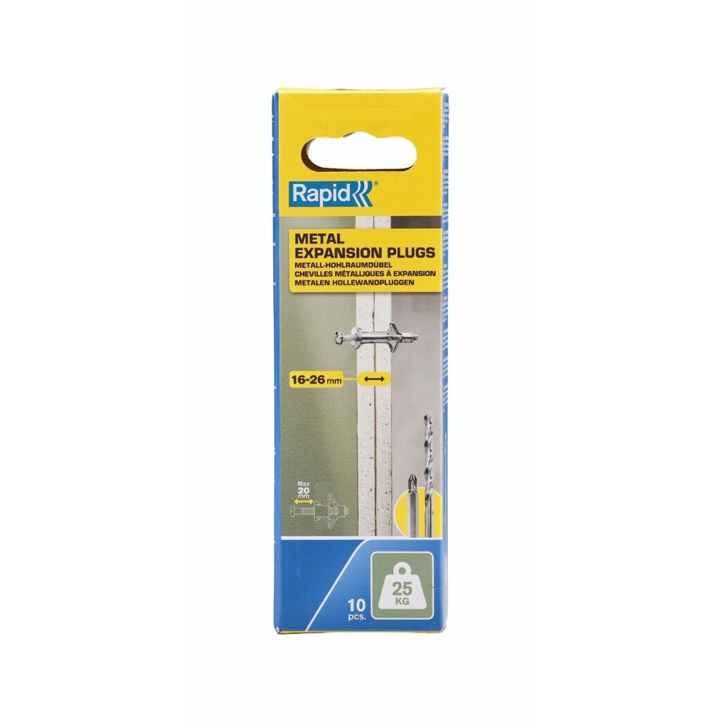 άγκυρες και βίδες Rapid Ø 8 x 46 mm M4 x 55 mm Μέταλλο Επέκταση x10