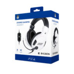 Ακουστικά με Μικρόφωνο για Gaming Big Ben Interactive PS4OFHEADSETV3WHITE Λευκό Μαύρο/Λευκό