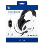 Ακουστικά με Μικρόφωνο για Gaming Big Ben Interactive PS4OFHEADSETV3WHITE Λευκό Μαύρο/Λευκό