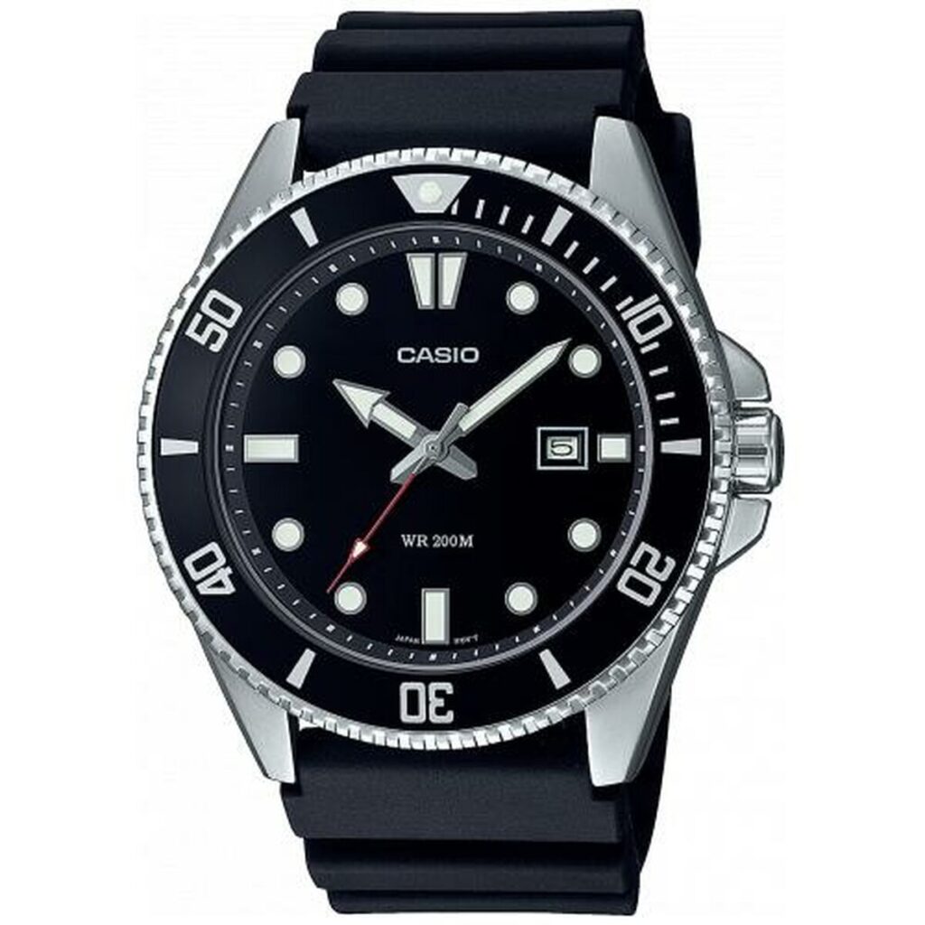 Ανδρικά Ρολόγια Casio MDV-107-1A1VEF Μαύρο