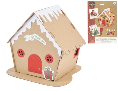 Ανενεργα Christmas House To Build And Decorate Ec0005