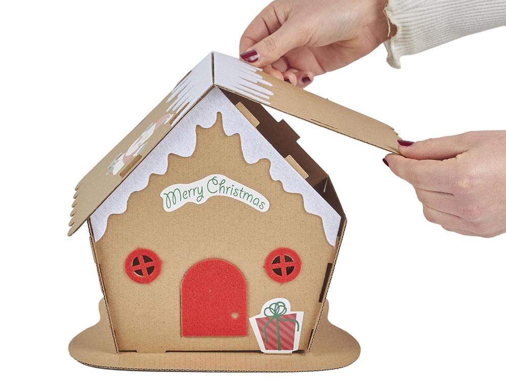 Ανενεργα Christmas House To Build And Decorate Ec0005