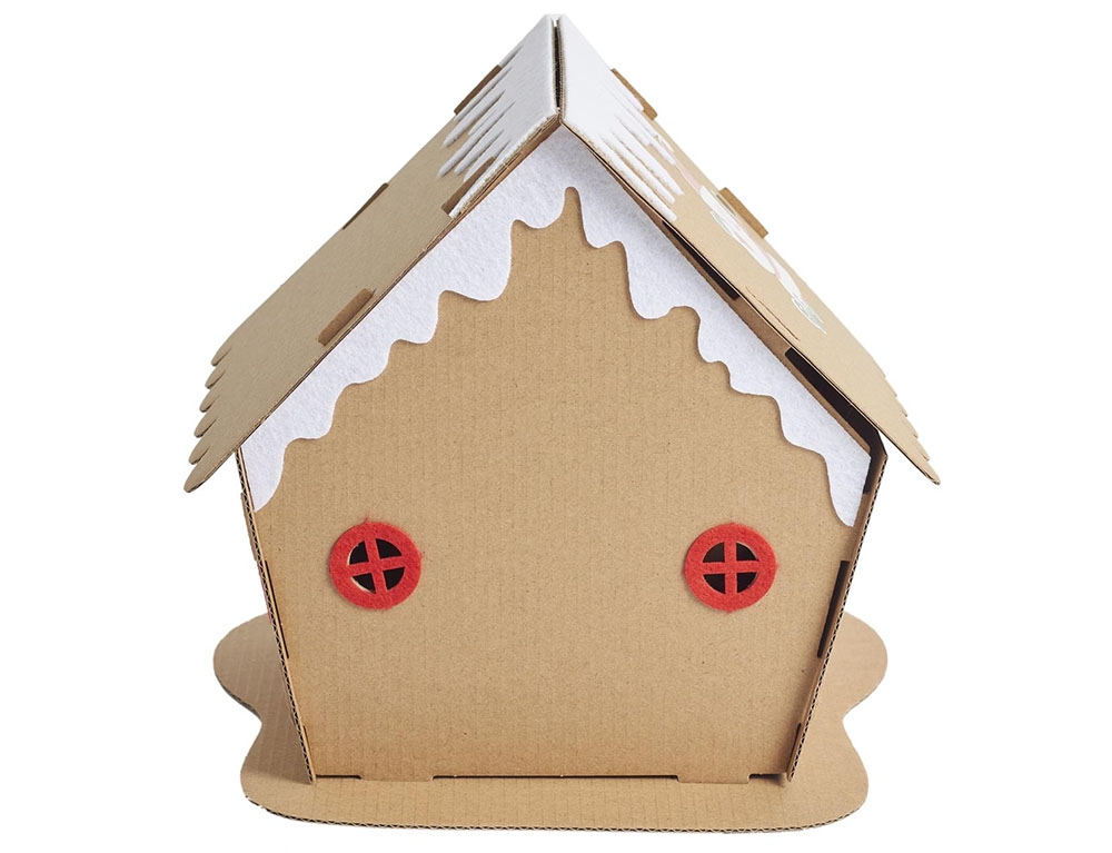 Ανενεργα Christmas House To Build And Decorate Ec0005