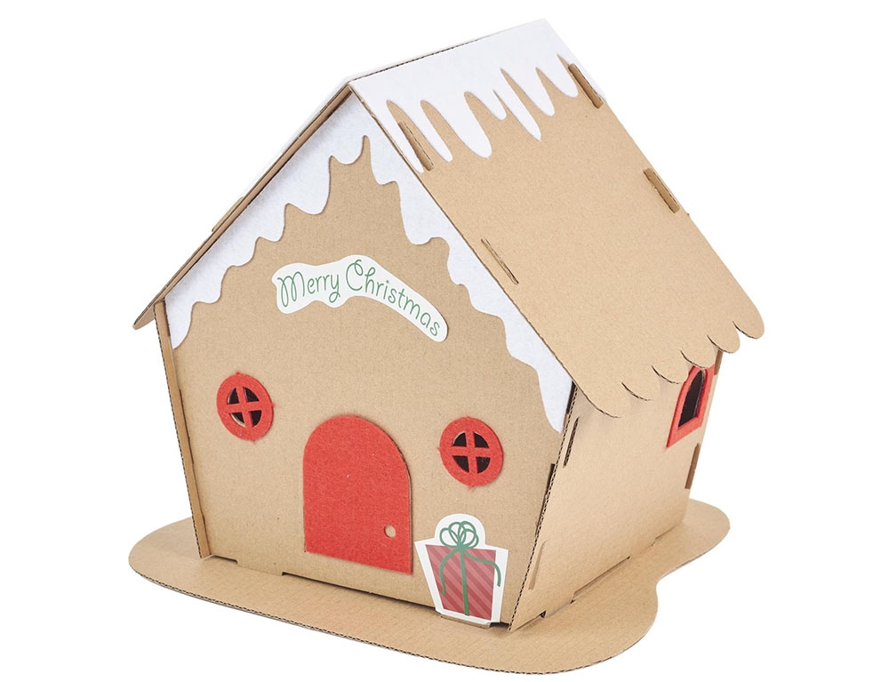 Ανενεργα Christmas House To Build And Decorate Ec0005