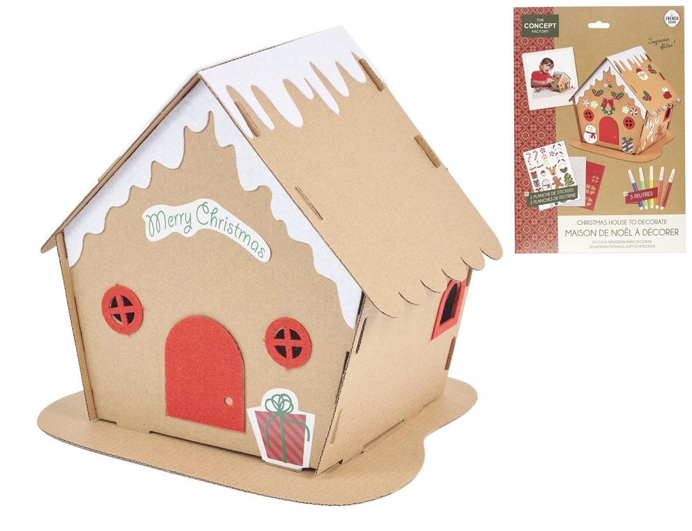 Ανενεργα Christmas House To Build And Decorate Ec0005