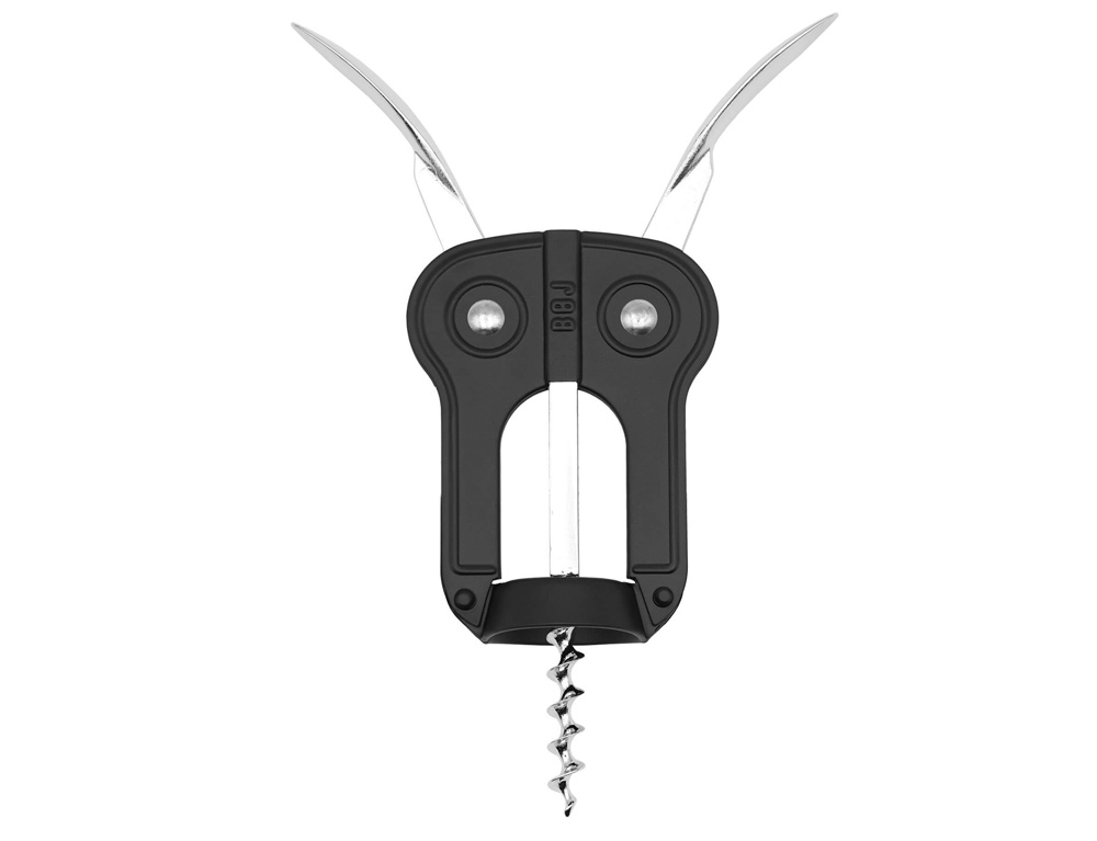 Ανοιχτήρια Χειρός Double Lever Owl Style Corkscrew Boj Black 0101030