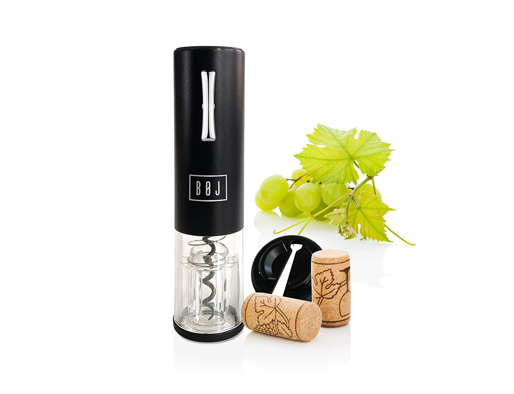 Ανοιχτήρια Χειρός Electric Wine Opener Boj + Cap Cut Foil Cutter 009