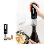 Ανοιχτήρια Χειρός Electric Wine Opener Boj + Cap Cut Foil Cutter 009