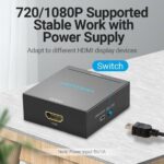 Αντάπτορας RCA σε HDMI Vention AEFB0 Μαύρο