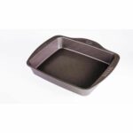 Αντικολλητικός Δίσκος Φούρνου Pyrex Καφέ Μαύρο Μέταλλο Χάλυβας