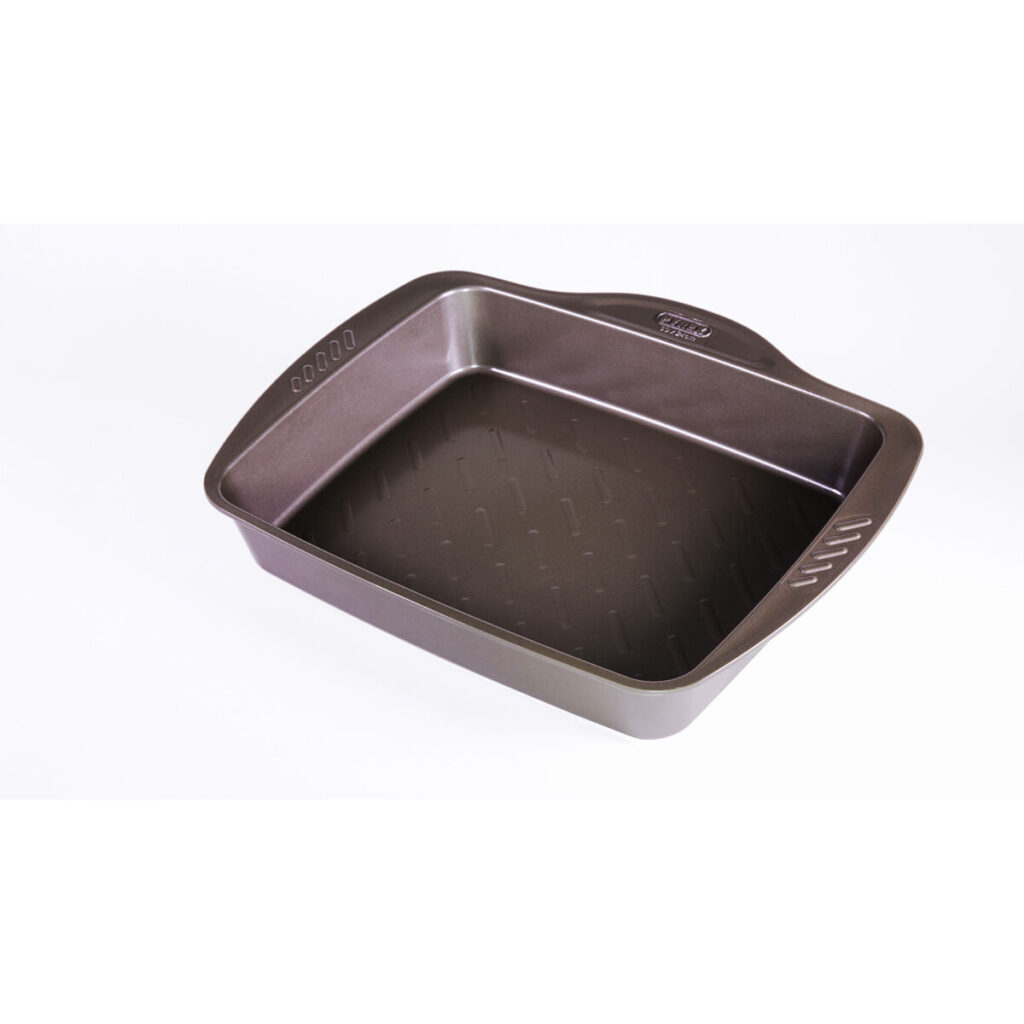 Αντικολλητικός Δίσκος Φούρνου Pyrex Καφέ Μαύρο Μέταλλο Χάλυβας
