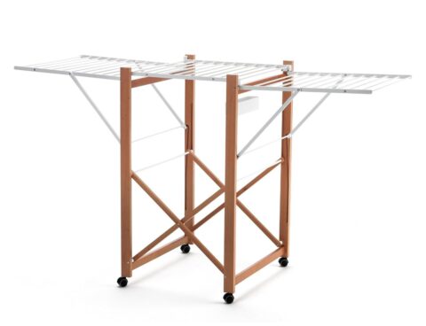 Απλώστρα Airone Arit - 175X67X105Cm - Φυσικό