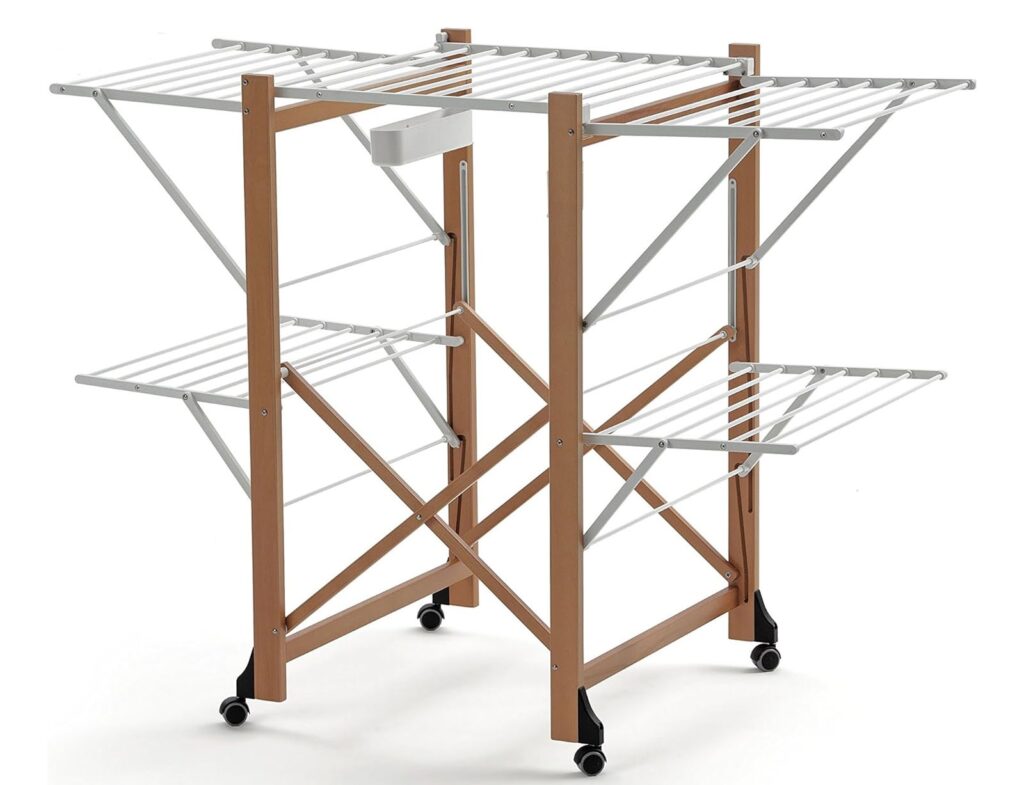 Απλώστρα Aliante Arit - 132X67X105Cm - Φυσικό
