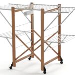 Απλώστρα Aliante Arit - 132X67X105Cm - Φυσικό