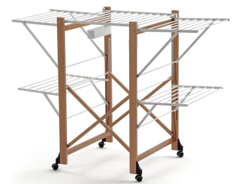 Απλώστρα Aliante Arit - 132X67X105Cm - Φυσικό