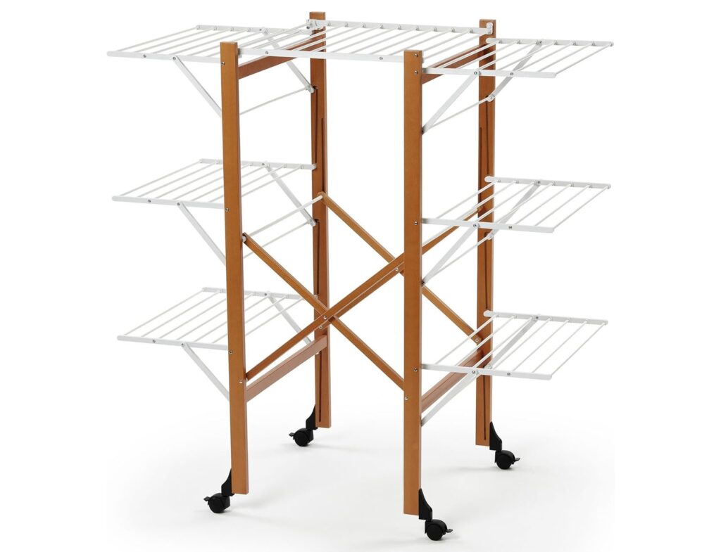 Απλώστρα Aquilone Arit - 132X68X137Cm - Φυσικό