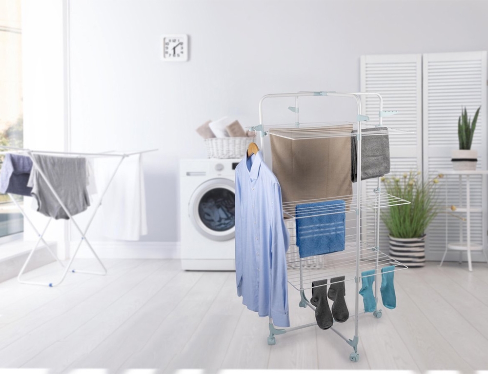 Απλώστρες Drying Rack 30M White St Lifetime Clean 134X68X68C
