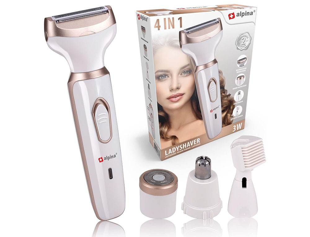 Αποτριχωτικές Μηχανές  Ladyshaver Alpina 4Pc B/O 600Mah 3W