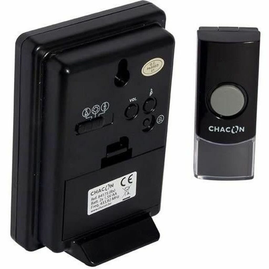 Ασύρματο Κουδούνι με Κουμπί Chacon (12 V)