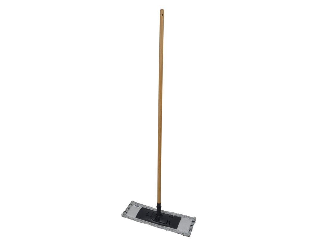 Αξεσουάρ Καθαρισμού Microfibre Mop Broom, Bamboo Handle 118Cm