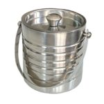 Αξεσουάρ Κρασιού Ice Bucket. Stainless Steel. Double Wall With Lid.