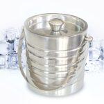 Αξεσουάρ Κρασιού Ice Bucket. Stainless Steel. Double Wall With Lid.