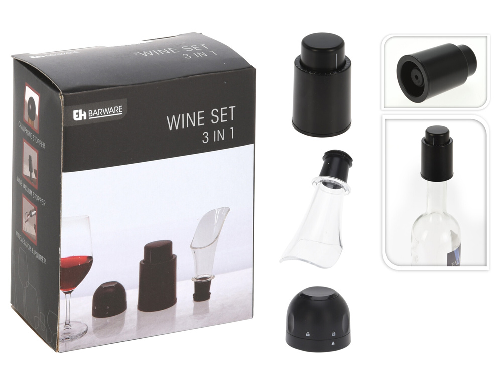 Αξεσουάρ Κρασιού Wine Accessories Barware Set 3T 170484100