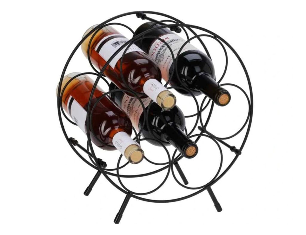 Αξεσουάρ Κρασιού Wine Rack Metal For 7 Bottles Dd1001040