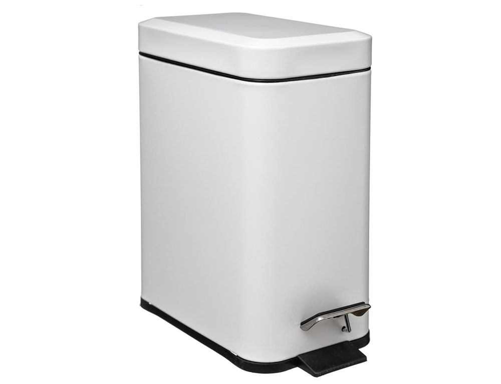 Αξεσουάρ Μπάνιου Bin Softcl White Rectangle 5L 160848I