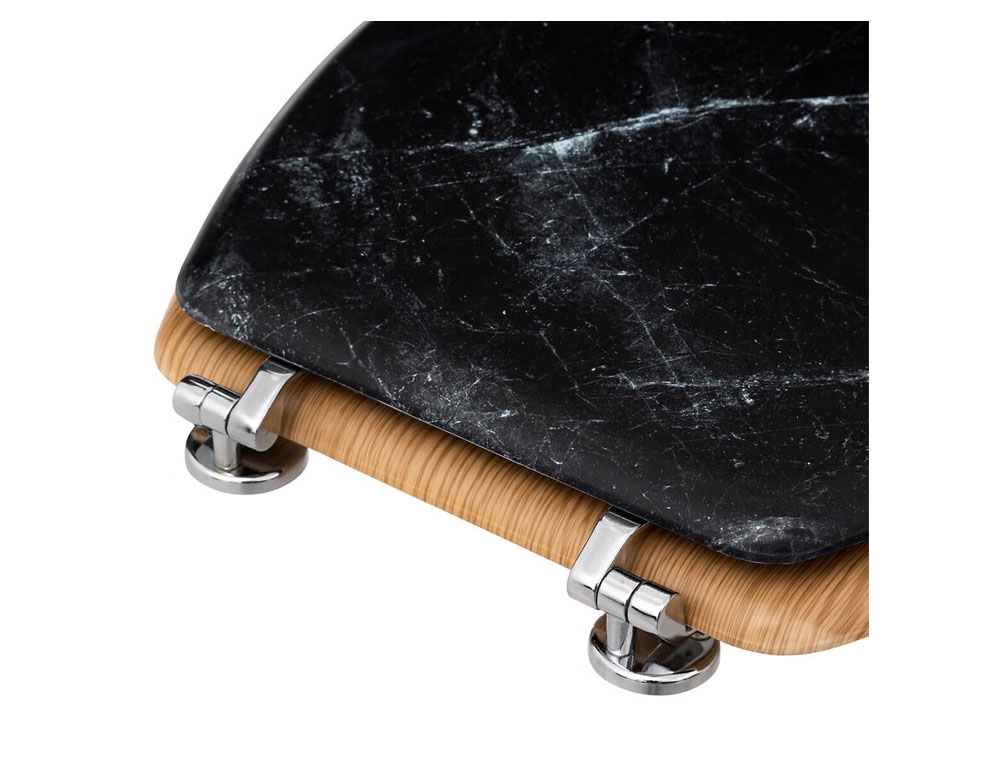 Αξεσουάρ Μπάνιου Black Toilet Seat Lea 174791B