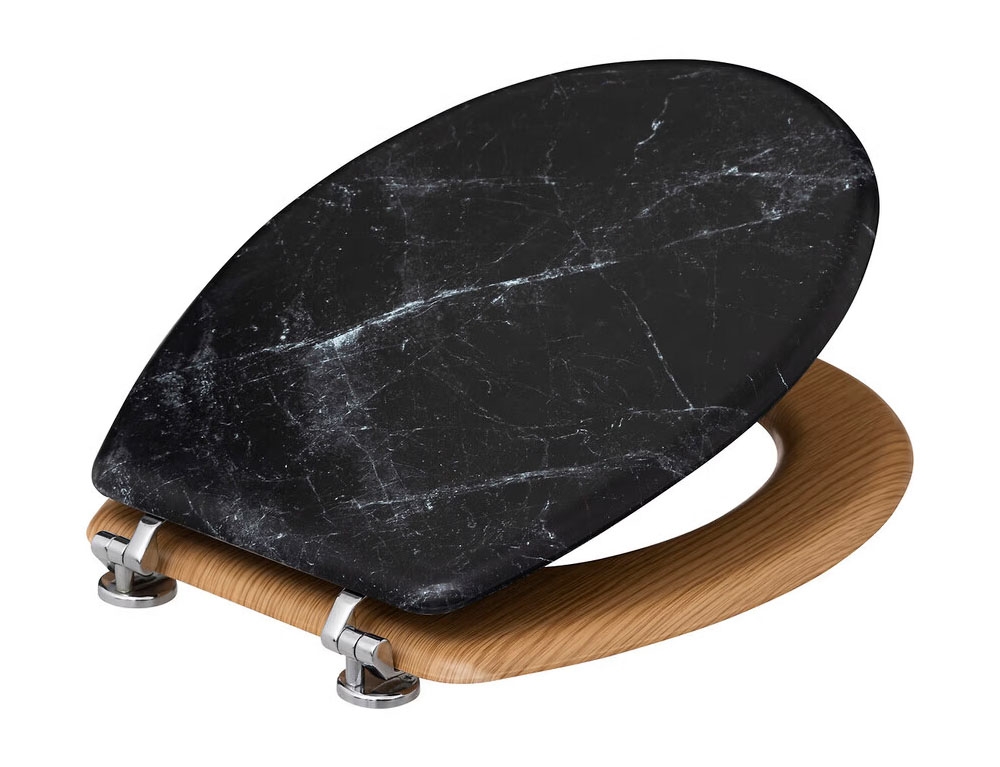 Αξεσουάρ Μπάνιου Black Toilet Seat Lea 174791B